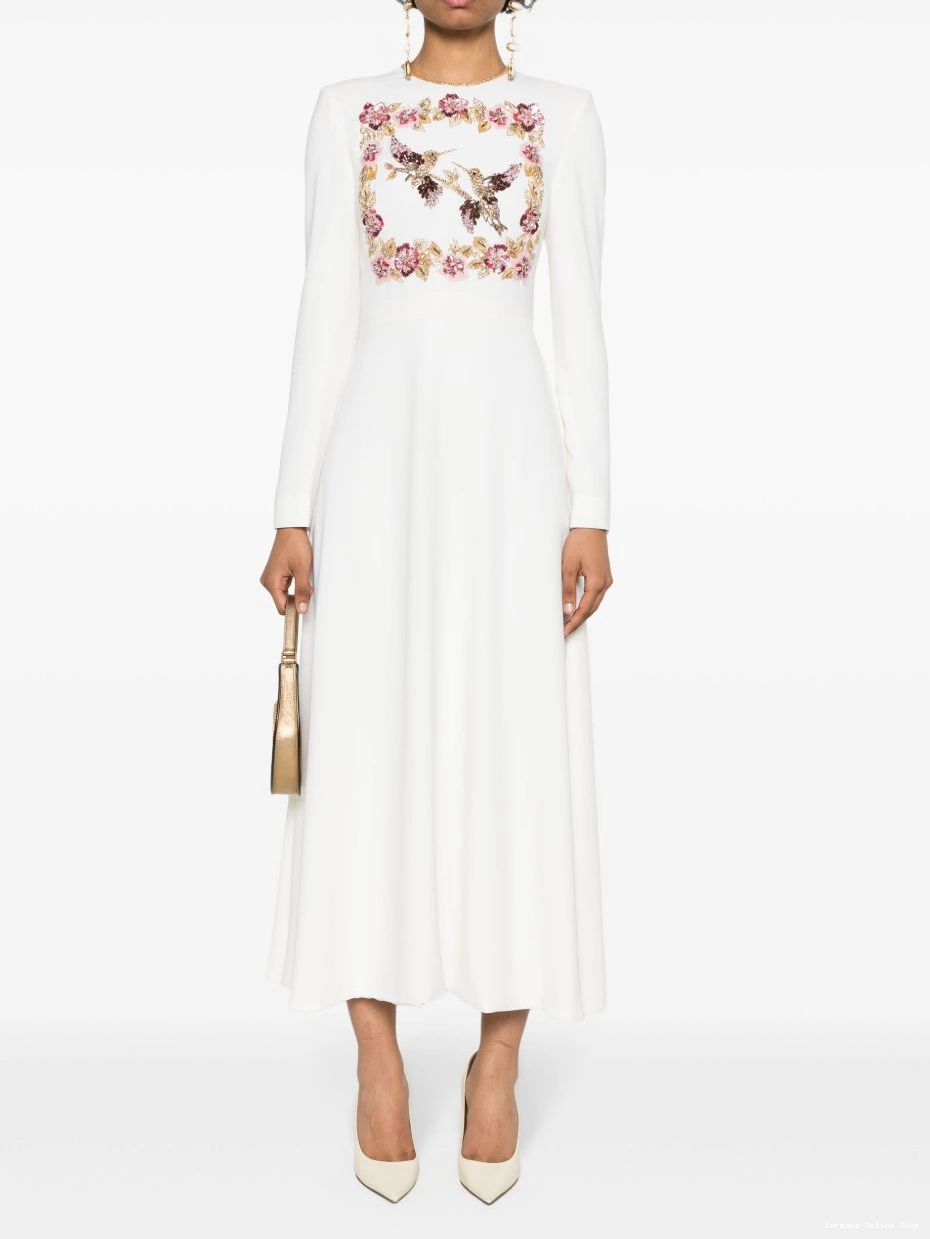 Affordable Women crystal-embellished Versace dress maxi 0720